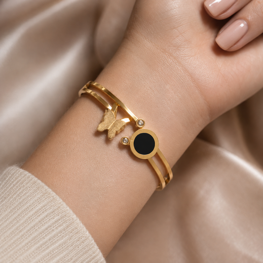 Kashish - Stainless Steel Luxury Butterfly Design Bracelet