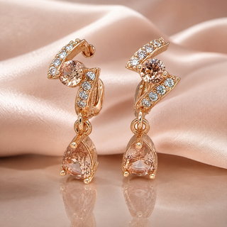 Kashish - Elegant Gold Plated Teardrop Earrings